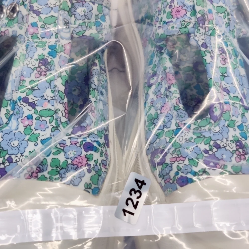 Jeffrey Campbell Enfance Floral T-Strap Mary Jane Platform Chunk Lug Sole Shoe 8